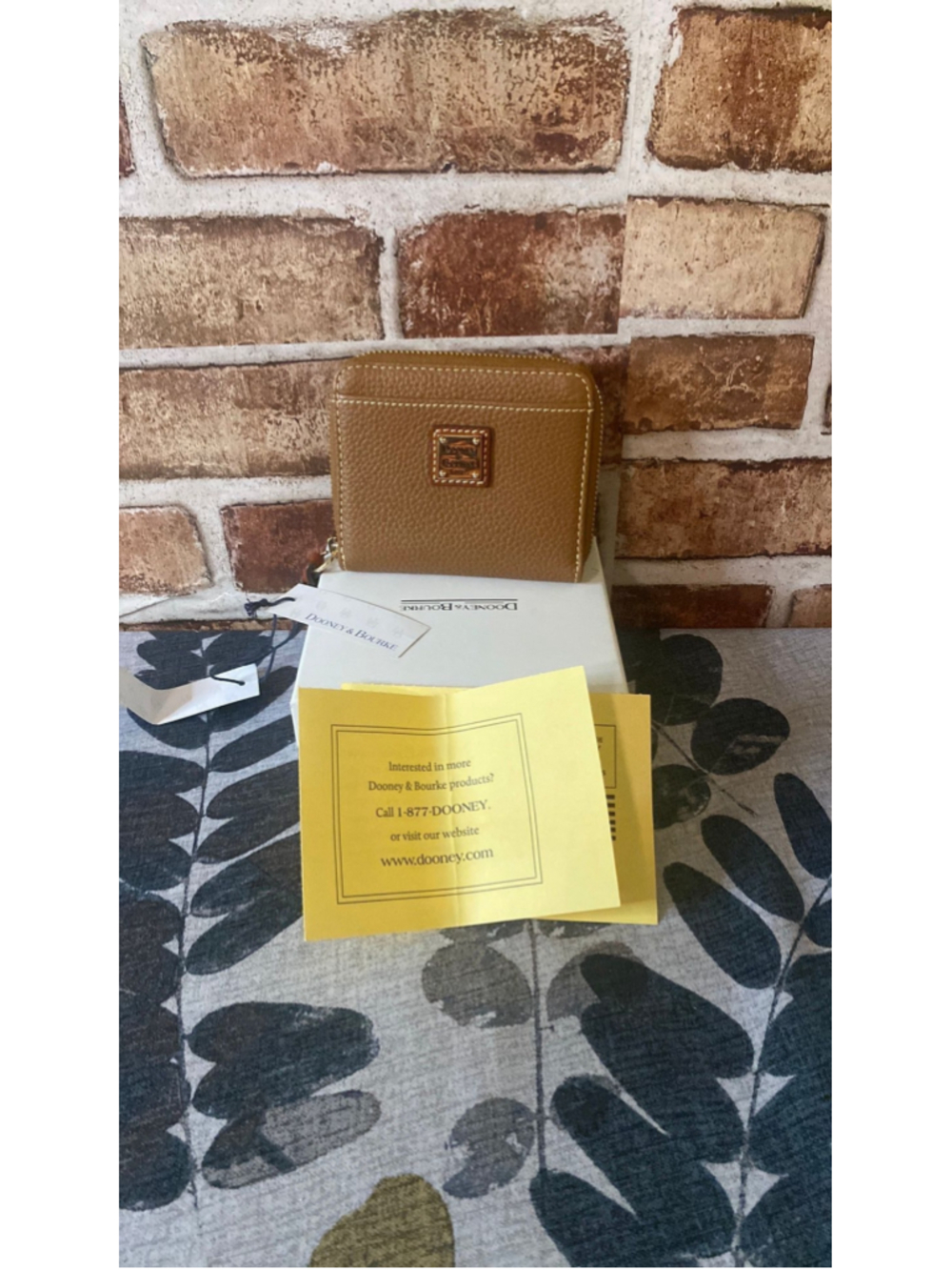 Dooney wallet brown